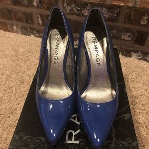 Rampage Cobalt heels